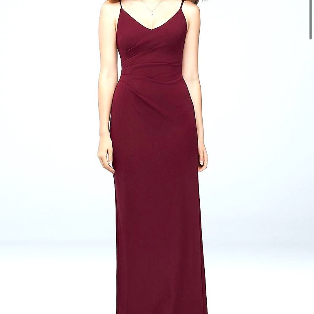 Burgundy Bridesmaids Dress